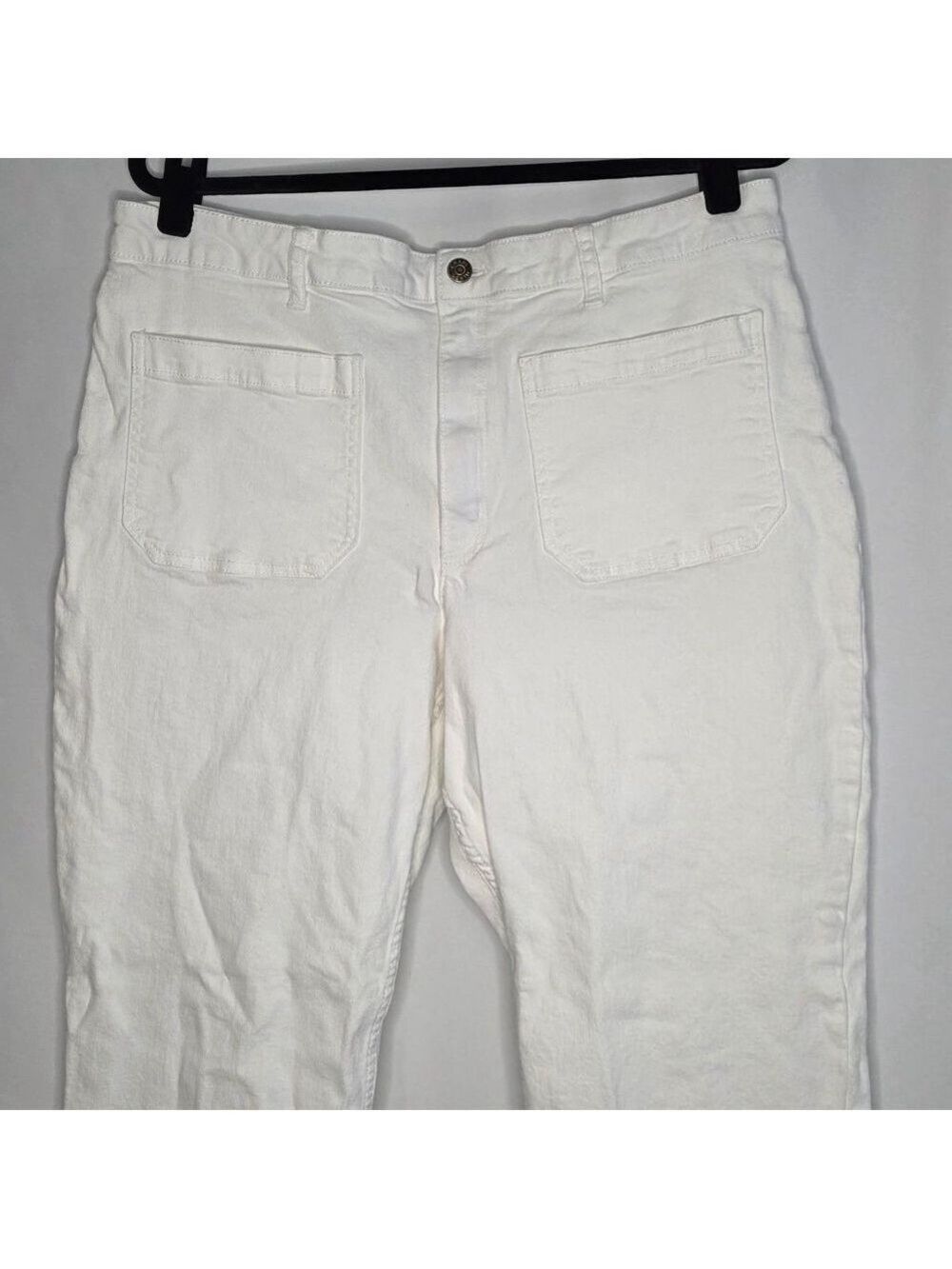 Chaps White Straight Leg Jeans Size 16